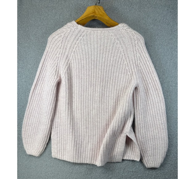 NWT Pure Collection Alpaca Blend Relaxed Tunic Sweater Soft Oyster Womens Size 6 - Picture 4 of 11